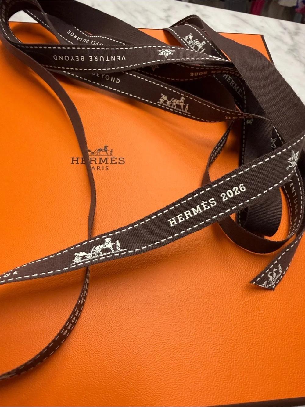 Hermes Storage box with Ribbon